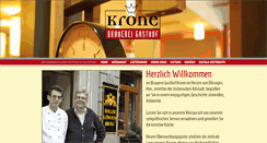 Desktop Screenshot of krone-oehringen.de